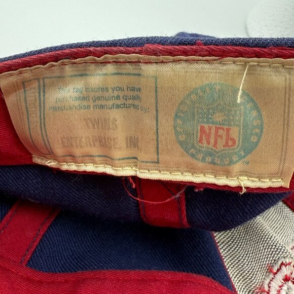 New York Giants NY Embroidered Baseball Cap Adjustable Blue & Red - Picture 9 of 9